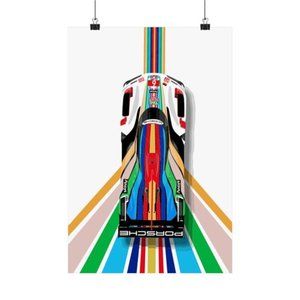 Porsche 963 Racing Formula Car Poster